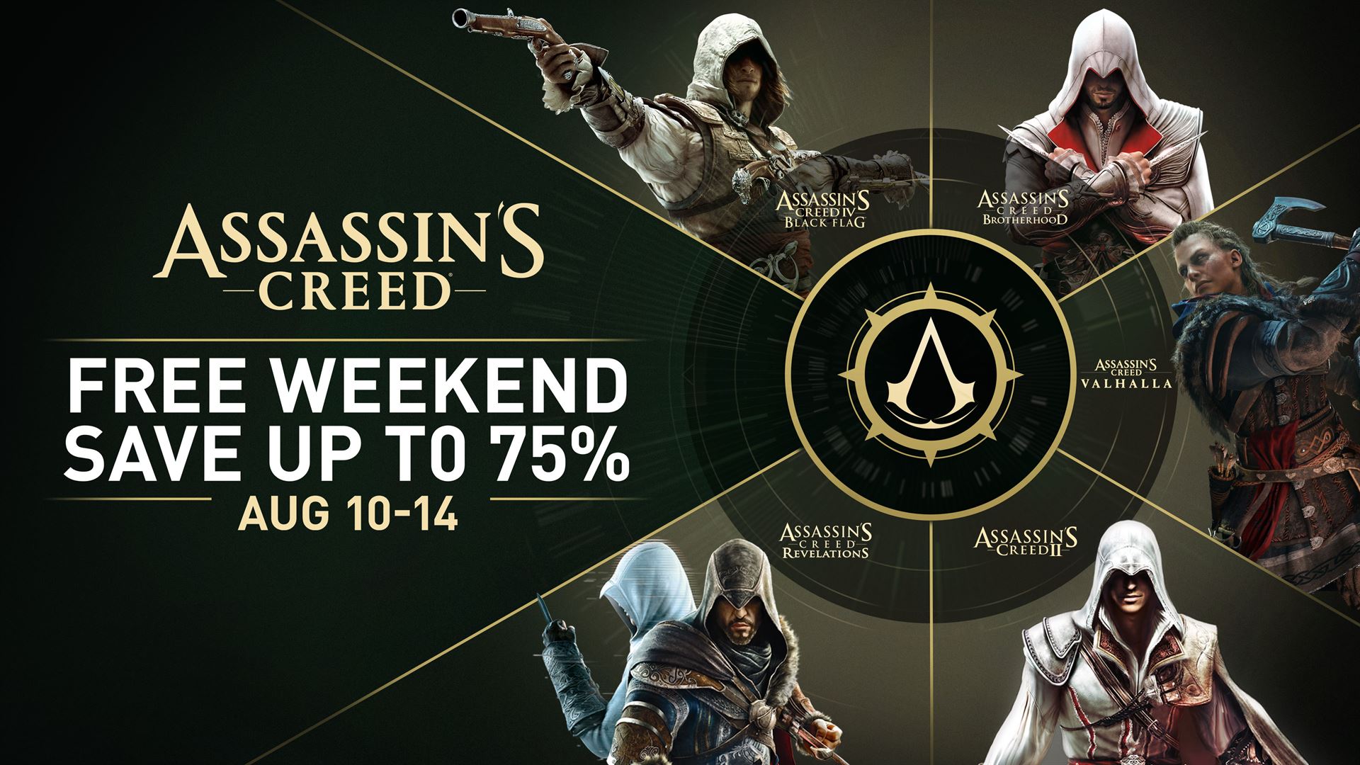 เล่นสุดยอดเกมฮิตจากแฟรนไชส์ Assassin’s Creed® เล่นฟรีสุดสัปดาห์นี้!